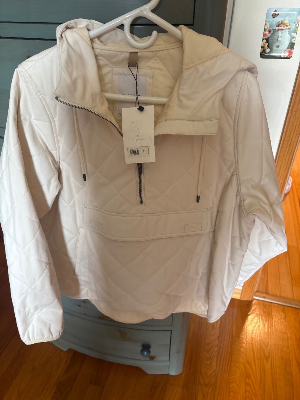 Banana republic sport quilted 1/4 zip jacket